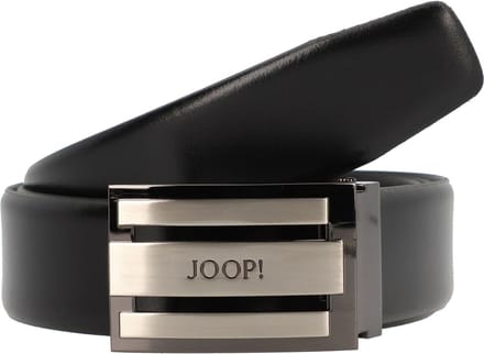 JOOP! Leren Riem Coll. Belt Adjustable 3,5 CM W80 Black Zwart
