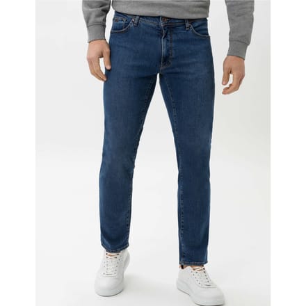 Brax Heren Jeans  Style CADIZ REGULAR BLUE USED, denim blauw regular, maat 40/38