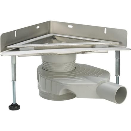 Viega Advantix corner drain basic body straight 592363 - model 4972