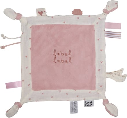 Label Label Hartjes Roze Knuffeldoekje