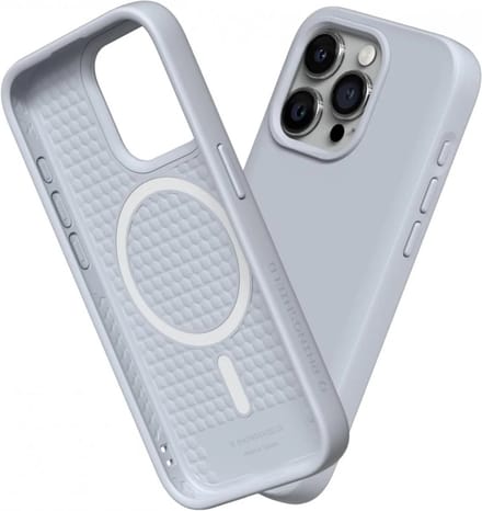 Rhinoshield Solidsuit Hoesje Geschikt voor Apple iPhone 15 Pro | Compatibel met MagSafe | Shockproof Back Cover | Ash Grey
