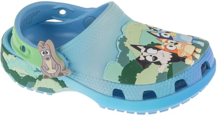 Crocs Classic Bluey Multi Clog T, voor een jongen, Blauw, Slippers, maat: 25/26