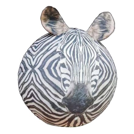 Pluchiez bouncing furry wild animals 23 cm assorti panda / zebra / tijger