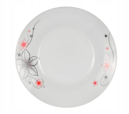 Porseleinen Diep Bord 23 cm - Elegante Bloemendessin