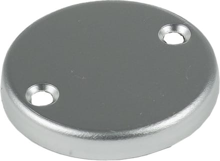 Ami Afdekrozet - Rond - 50x7mm - blind - aluminium F-2