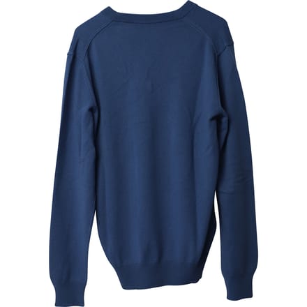 Dolce & Gabbana V-hals trui in blauw kasjmier