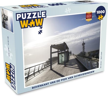Puzzel Bovenkant van de Pier van Scheveningen - Legpuzzel - Puzzel 1000 stukjes volwassenen