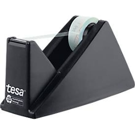 Tesa®-tafelafroller, voor plakband tot B 19 mm x L 33 m, incl. 1 rol tesafilm® crystal