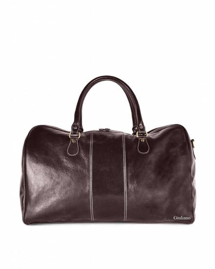 Giuliano klassieke weekendtas Billie - Zwart - Weekend - Made in Italy