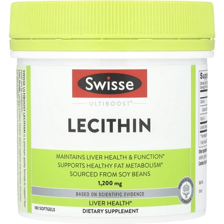 Swisse, Ultiboost®, Lecithine, 6.000 mg, 180 capsules (1.200 mg per capsule)