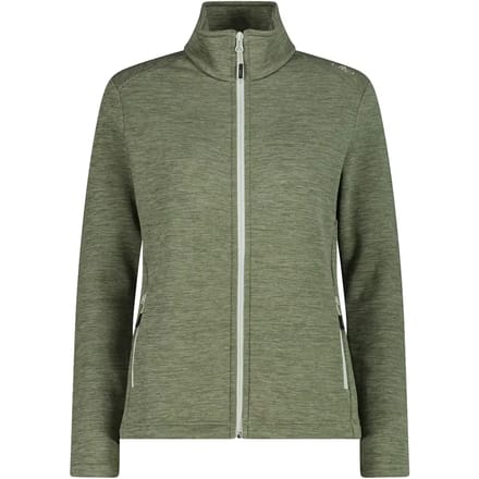Dames verlengbare gebribbelde fleece met rits CMP