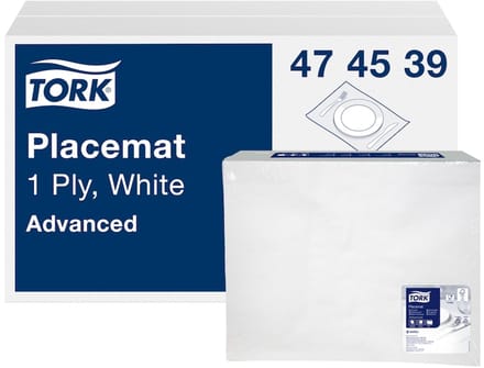 Tork 474539 placemat wit advanced 42x27 cm 2500 stuks (474539)