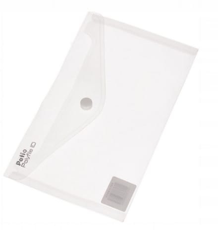 Patio DL envelopkaart, transparant groen polypropyleen, 11x22cm