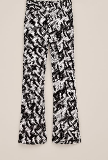 WE Fashion Girls' flared leggings with pattern