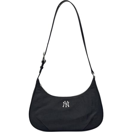 Sac bandoulière MLB Basic Rétro en nylon pour femme Noir 3ABQVN16N-50BKS Basic Set (Bag) gray