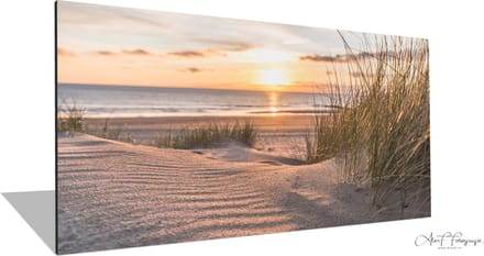 Schilderij, Foto op Canvas, Strand 016 | Formaat:  (150x70cm)
