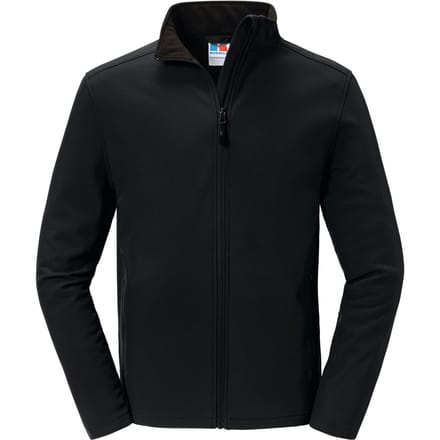 Russell Heren Essential Gerecycled Soft Shell Jasje (Zwart)