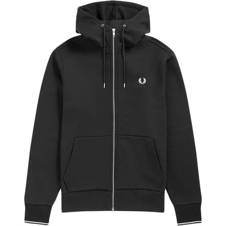 Fred Perry hoodie sweatvest - hooded zip jacket - zwart