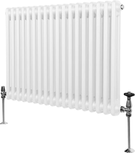 Traditionele 2 kolom radiator - wit - 600x832mm - 15 jaar garantie