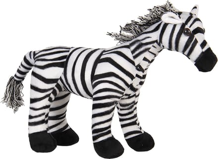 Clayre & Eef Deurstopper Zebra 37x13x30 cm Zwart Wit Polyester