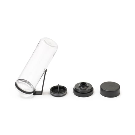Brabantia Make & Take Drinkfles met Fruitfilter - 500 ml - Dark Grey