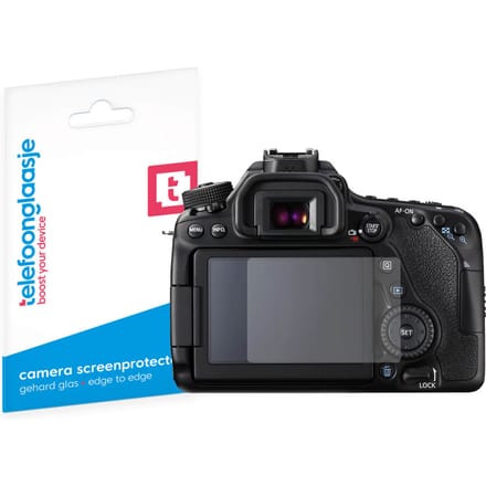 Canon EOS 80D screenprotector gehard glas