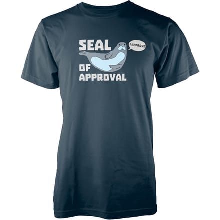Seal Of Approval Navy T-Shirt - M