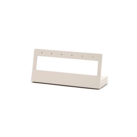 Oorringen display beige