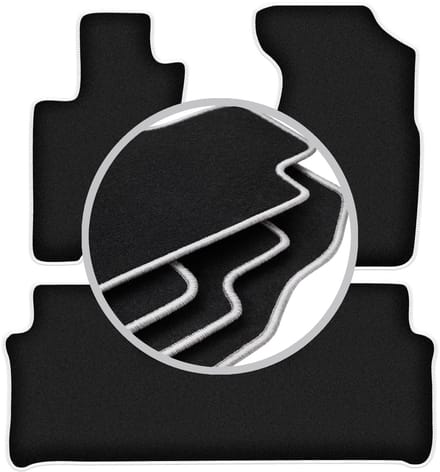 CARLUX-SILVER automatten voor: Honda CR-V II SUV (2001-2006)