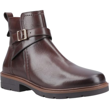 Hush Puppies Tove Leren Dames Bruine Laarzen