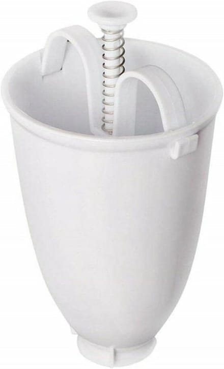 Donut Maker Mal - Donutmachine Bakkerij - Zelf Gebak Maken - Handmatige Bediening - 104 Gram - Wit