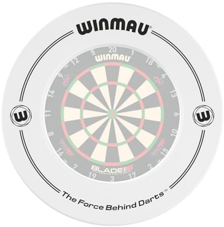 Dartbord Rand - Beschermrand - Darts Spelen - Voor Alle Dartborden - 67.5cm Buitendiameter - Wit