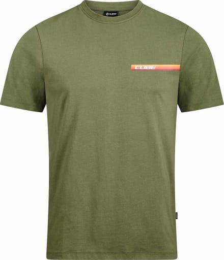 CUBE Organisch Fietsshirt RETRO OLIVE M