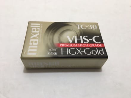 Maxell VHS-C HGX-GOLD Premium High Grade 30 minuten (2 stuks)