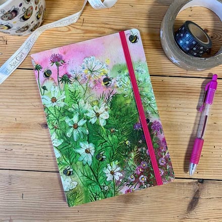 Alex Clark Large Chunky Notebook Summer Bees ~ A5 Notitieboek Bijen