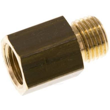 G 1/4'' F/M Messing Verlengstuk 16 Bar - 18 mm [2 Stuks]
