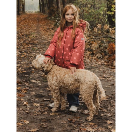 LOOXS Little Meisjes jas - Maat 92 in de kleur Bruin van 100% Polyester - 2631-7260-983
