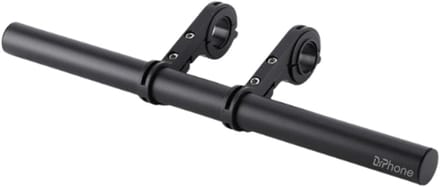 DrPhone EF1 – Verlengstuk/Beugel Voor Fiets/Step stuur – 20 CM lang – Uitbreiding Frame – Gemakkelijk Te Installeren - Zwart