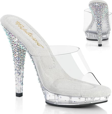 Fabulicious - LIP101CAS Muiltjes met hak - US 7 - 37 Shoes - Wit