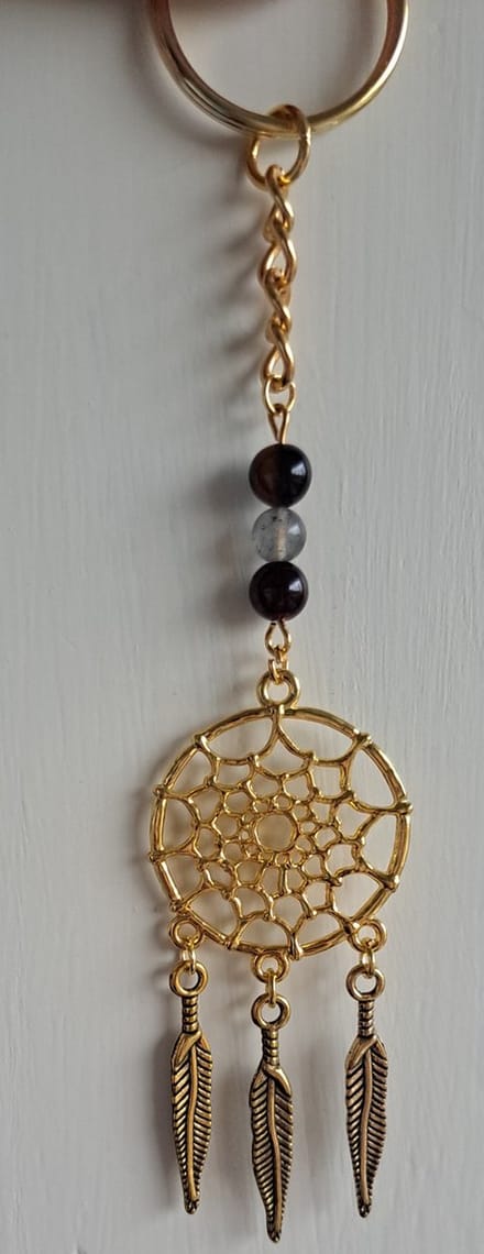 Sleutelhanger Horoscoop "Leeuw" / Dromenvanger, goudkleurig