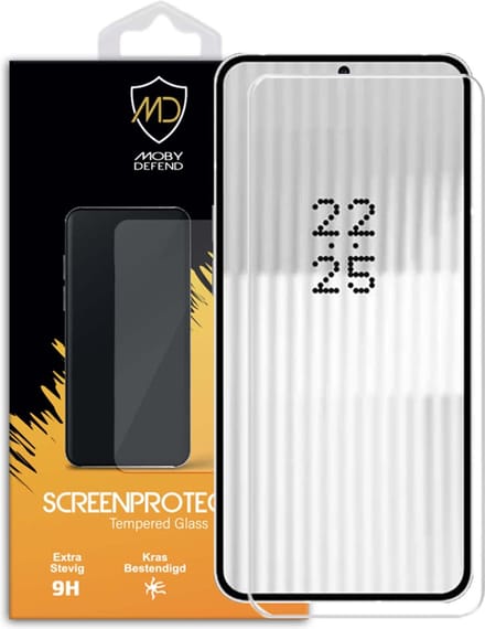 MobyDefend Screenprotector - Geschikt voor Nothing Phone 1 - Case-Friendly Screensaver - Gehard Glas