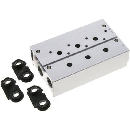 4xG3/8'' Manifold 3-Stations Festo 8026298 VABM-B10-25S-G38-3-P3