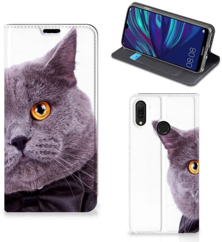 Huawei Y7 hoesje Y7 Pro (2019) Hoesje maken Kat