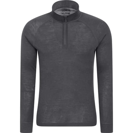 Mountain Warehouse Heren Merino II Base Layer Top (Grijs)
