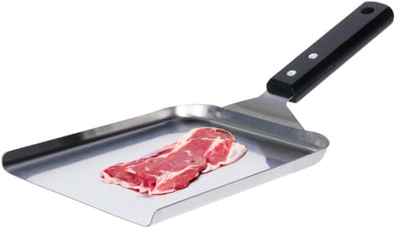 5five BBQ spatel - RVS - houten handvat - 32 cm - duurzaam materiaal