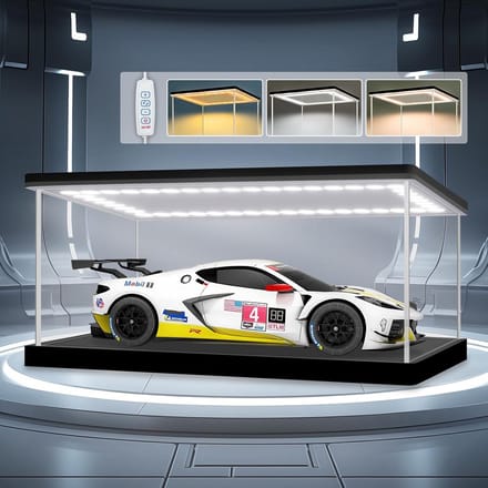 Transparante Displaykast voor Figuren en Modelauto's met LED-verlichting