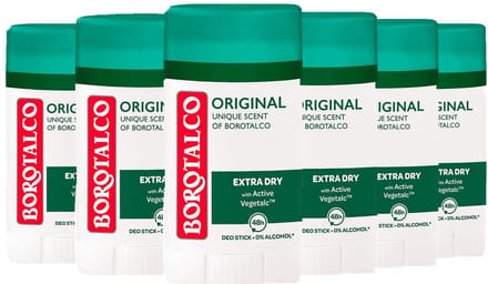 Borotalco Deo Stick - 6 x 40 ml - Voordeelverpakking