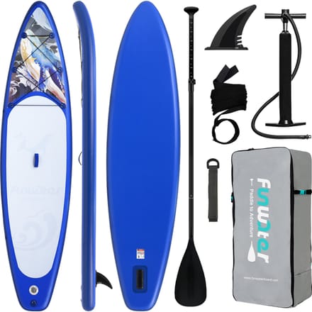 FunWater Opblaasbare Stand Up Paddle Board Peddelen Board Surfplank Surf Sup Board 320-385CM Antislip Watersport Paddle Board