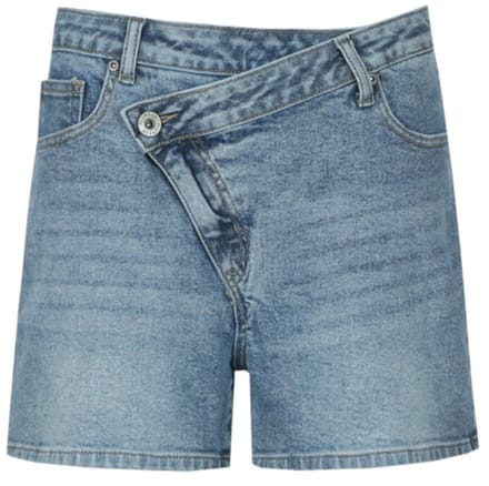 Fluresk Broek Gwenn Shorts 26zfnf01 903 Denim Mid Blue Dames Maat - W42