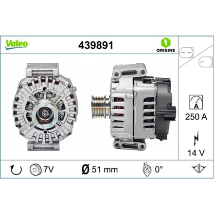 Driefasige generator VALEO 439891